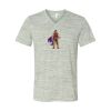 White Marble Unisex Jersey Short-Sleeve V-Neck T-Shirt Thumbnail