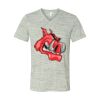 White Marble Unisex Jersey Short-Sleeve V-Neck T-Shirt Thumbnail