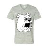 White Marble Unisex Jersey Short-Sleeve V-Neck T-Shirt Thumbnail
