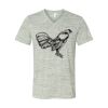 White Marble Unisex Jersey Short-Sleeve V-Neck T-Shirt Thumbnail