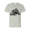 White Marble Unisex Jersey Short-Sleeve V-Neck T-Shirt Thumbnail