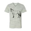 White Marble Unisex Jersey Short-Sleeve V-Neck T-Shirt Thumbnail
