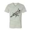 White Marble Unisex Jersey Short-Sleeve V-Neck T-Shirt Thumbnail