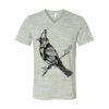 White Marble Unisex Jersey Short-Sleeve V-Neck T-Shirt Thumbnail