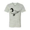 White Marble Unisex Jersey Short-Sleeve V-Neck T-Shirt Thumbnail