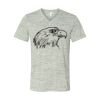 White Marble Unisex Jersey Short-Sleeve V-Neck T-Shirt Thumbnail