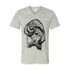 White Marble Unisex Jersey Short-Sleeve V-Neck T-Shirt Thumbnail