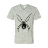 White Marble Unisex Jersey Short-Sleeve V-Neck T-Shirt Thumbnail