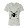 White Marble Unisex Jersey Short-Sleeve V-Neck T-Shirt Thumbnail