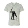 White Marble Unisex Jersey Short-Sleeve V-Neck T-Shirt Thumbnail