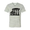 White Marble Unisex Jersey Short-Sleeve V-Neck T-Shirt Thumbnail