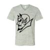 White Marble Unisex Jersey Short-Sleeve V-Neck T-Shirt Thumbnail
