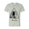 White Marble Unisex Jersey Short-Sleeve V-Neck T-Shirt Thumbnail