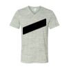 White Marble Unisex Jersey Short-Sleeve V-Neck T-Shirt Thumbnail