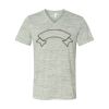 White Marble Unisex Jersey Short-Sleeve V-Neck T-Shirt Thumbnail