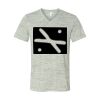 White Marble Unisex Jersey Short-Sleeve V-Neck T-Shirt Thumbnail