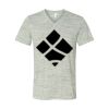 White Marble Unisex Jersey Short-Sleeve V-Neck T-Shirt Thumbnail