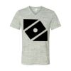 White Marble Unisex Jersey Short-Sleeve V-Neck T-Shirt Thumbnail