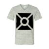 White Marble Unisex Jersey Short-Sleeve V-Neck T-Shirt Thumbnail