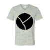 White Marble Unisex Jersey Short-Sleeve V-Neck T-Shirt Thumbnail