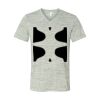 White Marble Unisex Jersey Short-Sleeve V-Neck T-Shirt Thumbnail