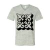 White Marble Unisex Jersey Short-Sleeve V-Neck T-Shirt Thumbnail