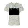 White Marble Unisex Jersey Short-Sleeve V-Neck T-Shirt Thumbnail