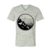White Marble Unisex Jersey Short-Sleeve V-Neck T-Shirt Thumbnail