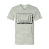 White Marble Unisex Jersey Short-Sleeve V-Neck T-Shirt Thumbnail
