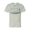 White Marble Unisex Jersey Short-Sleeve V-Neck T-Shirt Thumbnail