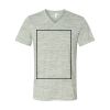 White Marble Unisex Jersey Short-Sleeve V-Neck T-Shirt Thumbnail
