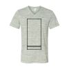 White Marble Unisex Jersey Short-Sleeve V-Neck T-Shirt Thumbnail