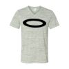 White Marble Unisex Jersey Short-Sleeve V-Neck T-Shirt Thumbnail