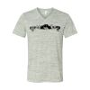 White Marble Unisex Jersey Short-Sleeve V-Neck T-Shirt Thumbnail