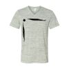White Marble Unisex Jersey Short-Sleeve V-Neck T-Shirt Thumbnail