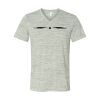 White Marble Unisex Jersey Short-Sleeve V-Neck T-Shirt Thumbnail