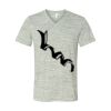 White Marble Unisex Jersey Short-Sleeve V-Neck T-Shirt Thumbnail