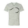 White Marble Unisex Jersey Short-Sleeve V-Neck T-Shirt Thumbnail