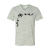 White Marble Unisex Jersey Short-Sleeve V-Neck T-Shirt Thumbnail