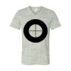 White Marble Unisex Jersey Short-Sleeve V-Neck T-Shirt Thumbnail