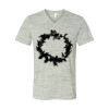 White Marble Unisex Jersey Short-Sleeve V-Neck T-Shirt Thumbnail
