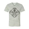 White Marble Unisex Jersey Short-Sleeve V-Neck T-Shirt Thumbnail