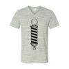 White Marble Unisex Jersey Short-Sleeve V-Neck T-Shirt Thumbnail