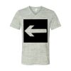 White Marble Unisex Jersey Short-Sleeve V-Neck T-Shirt Thumbnail