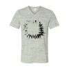 White Marble Unisex Jersey Short-Sleeve V-Neck T-Shirt Thumbnail