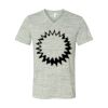 White Marble Unisex Jersey Short-Sleeve V-Neck T-Shirt Thumbnail
