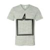 White Marble Unisex Jersey Short-Sleeve V-Neck T-Shirt Thumbnail