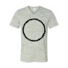 White Marble Unisex Jersey Short-Sleeve V-Neck T-Shirt Thumbnail