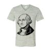 White Marble Unisex Jersey Short-Sleeve V-Neck T-Shirt Thumbnail