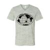 White Marble Unisex Jersey Short-Sleeve V-Neck T-Shirt Thumbnail